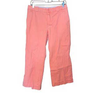 Gap Womens Coral Pants Classic Fit Size 10R With Pockets & Button-Zip Closure